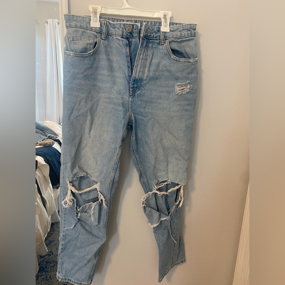 Zara ripped jeans